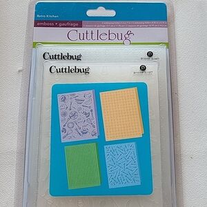 Cuttlebug 4 Embossing Folder 5"x7" - 4"x6" Brand New